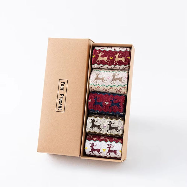 Coffret chaussettes hivernales féeriques